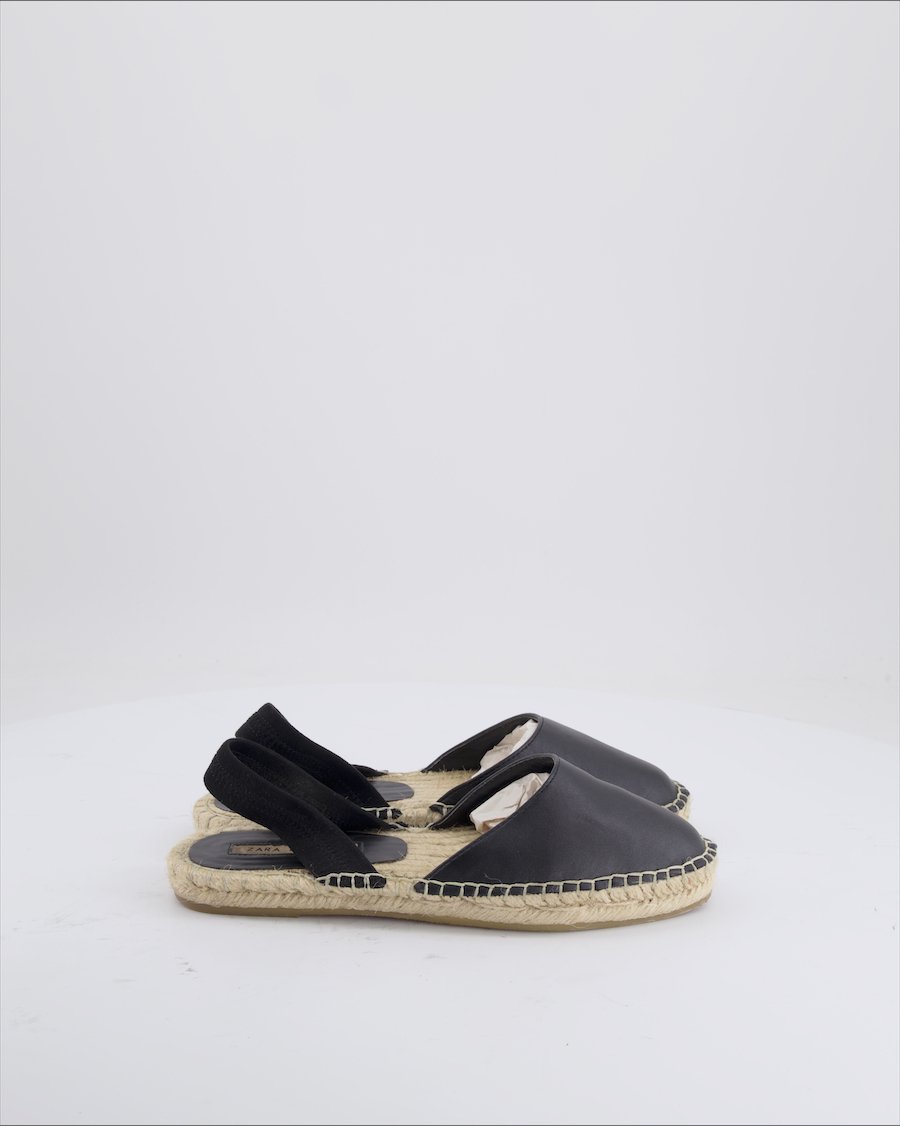 Zara Sandals Polyurethane Black Eu 36