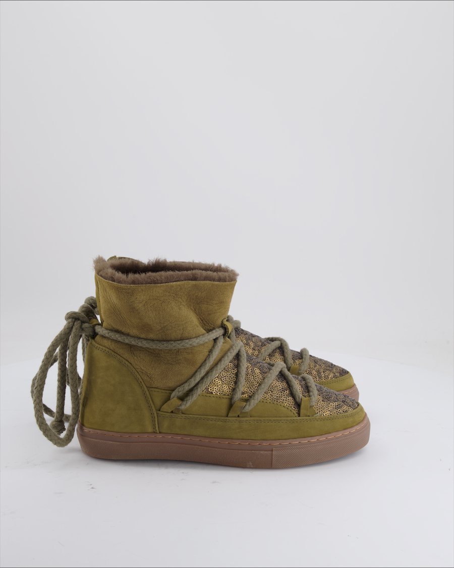 INUIKII Ankle Boots Suede Khaki Eu 38