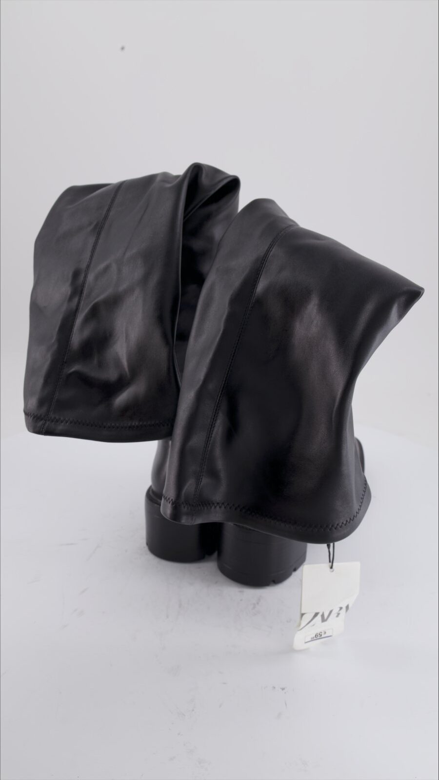 Zara Boots Polyurethane Black Eu 37 - immagine 3