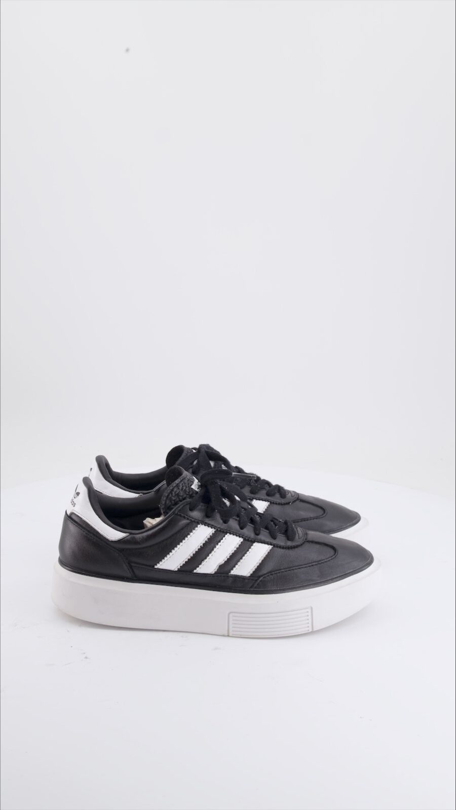Adidas Trainers Leather Black Eu 39.5