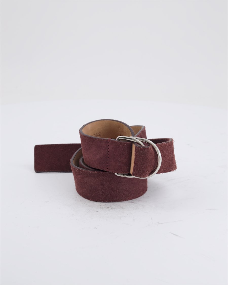 Tod's Belt Suede Purple