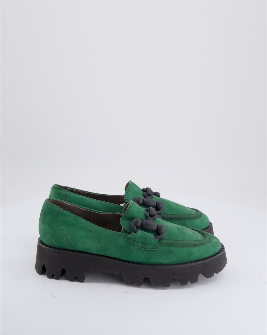 Paul Green Flats Leather Green Eu 41