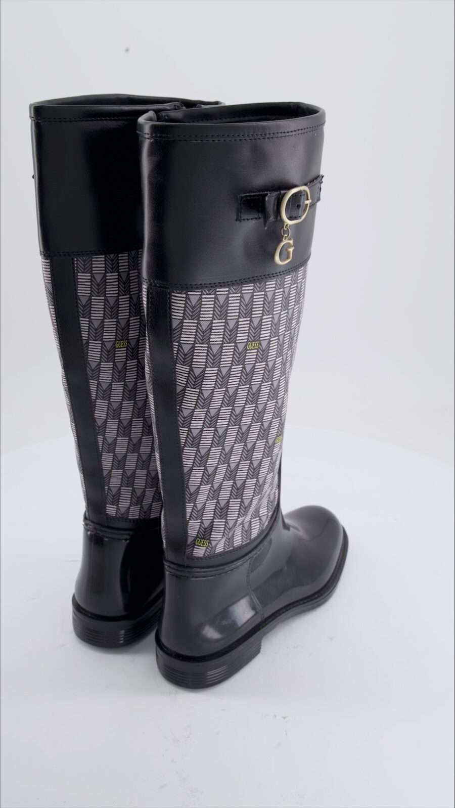 Guess Boots Leather Black Eu 36 - immagine 3