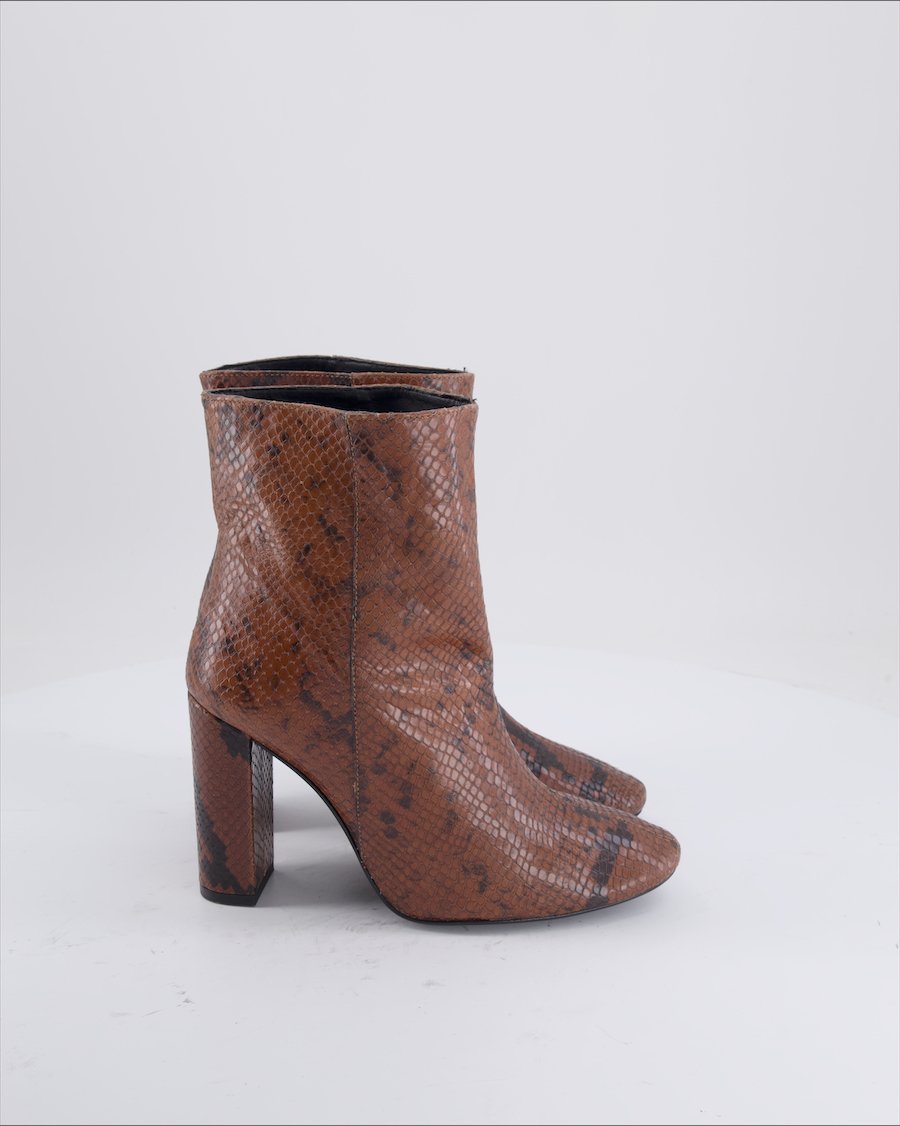 Mango Ankle Boots Leather Brown Eu 38