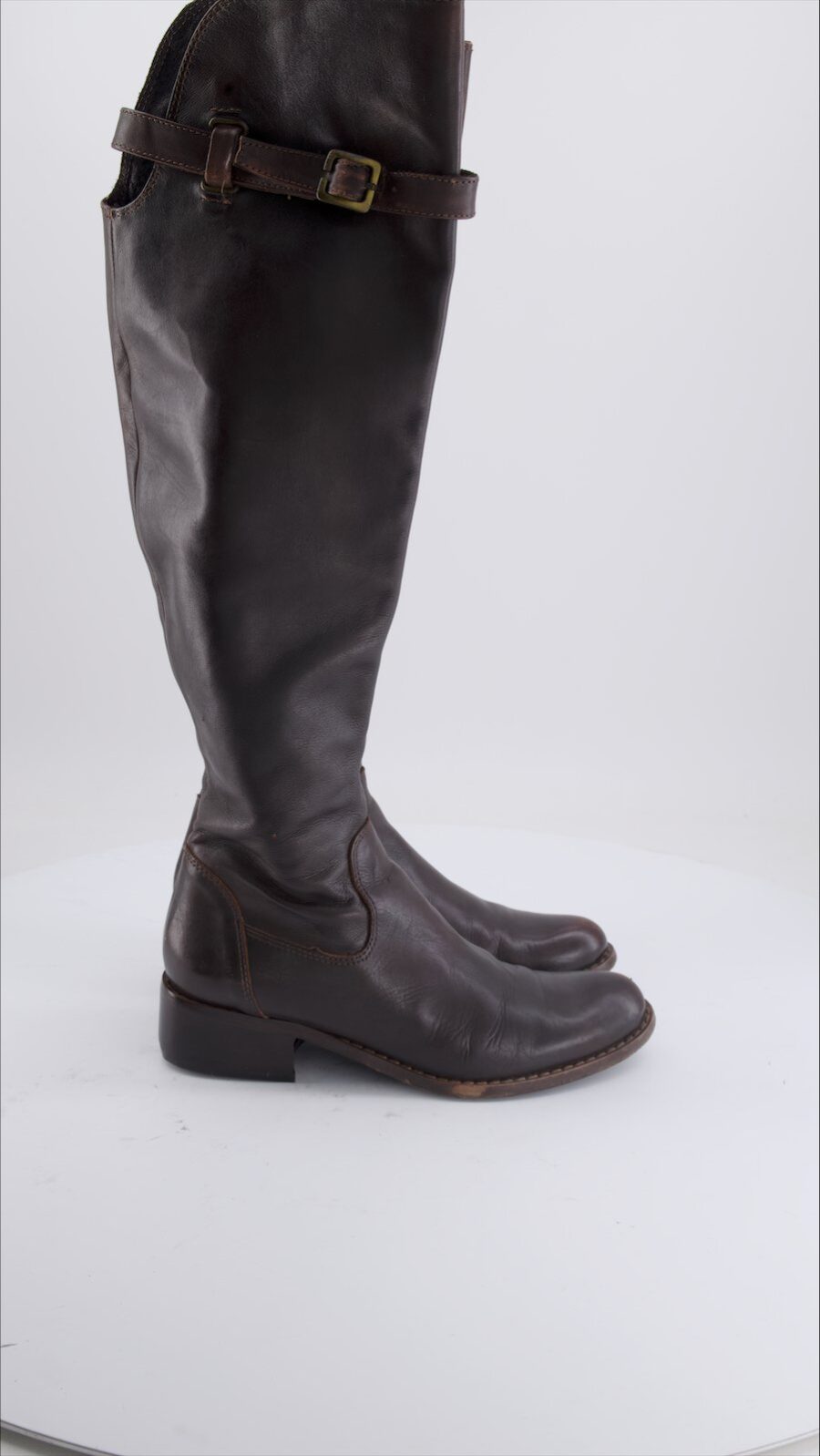 Unbranded Boots Leather Brown Eu 38