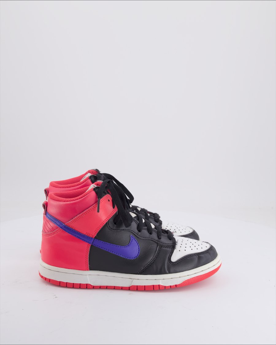 Nike Dunk High Trainers Leather Black Eu 38