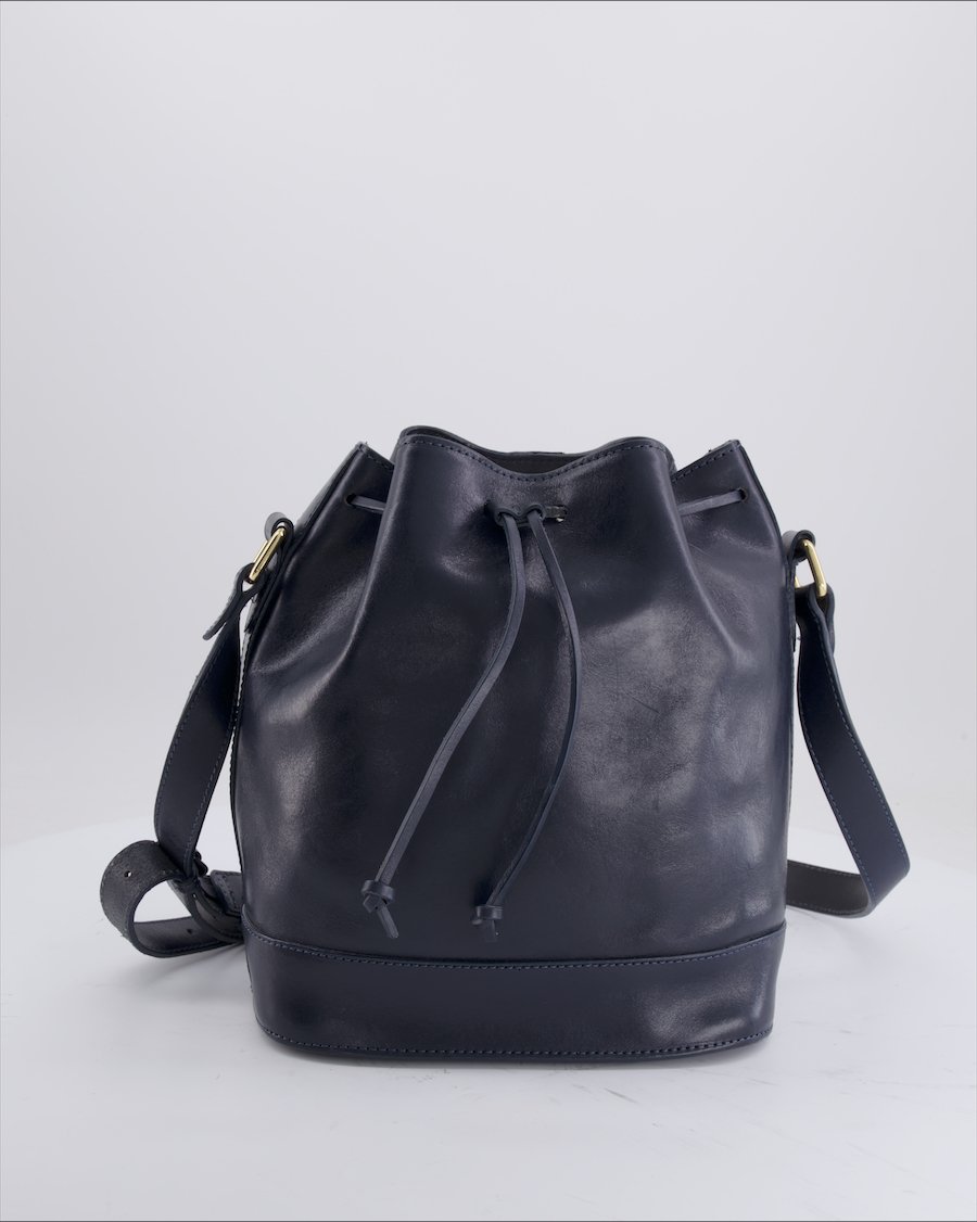 &OTHER STORIES Crossbody Bag Leather Blue