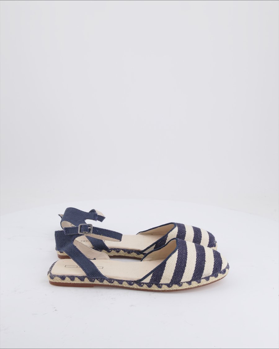 Esprit Sandals Cloth Blue Eu 39