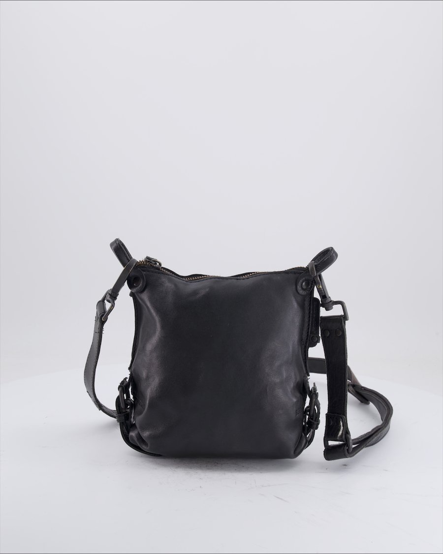 Aunts & Uncles Crossbody Bag Leather Black