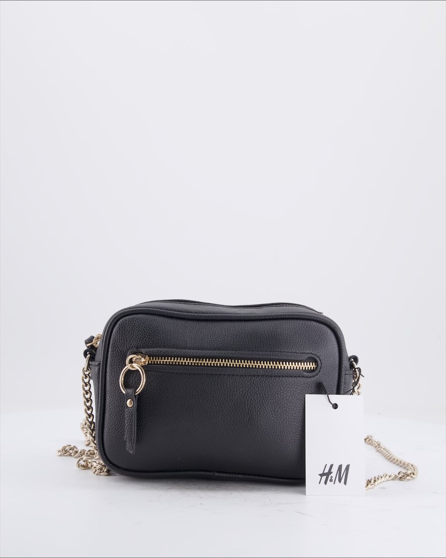 H&M Crossbody Bag Polyurethane Black