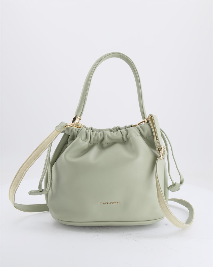 David Jones Handbag Polyurethane Pastel Green