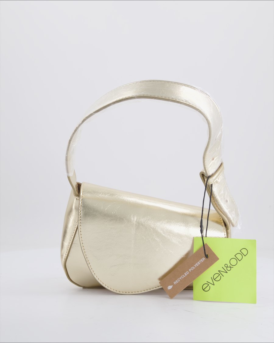 Even &Odd Shoulder Bag Polyurethane Gold
