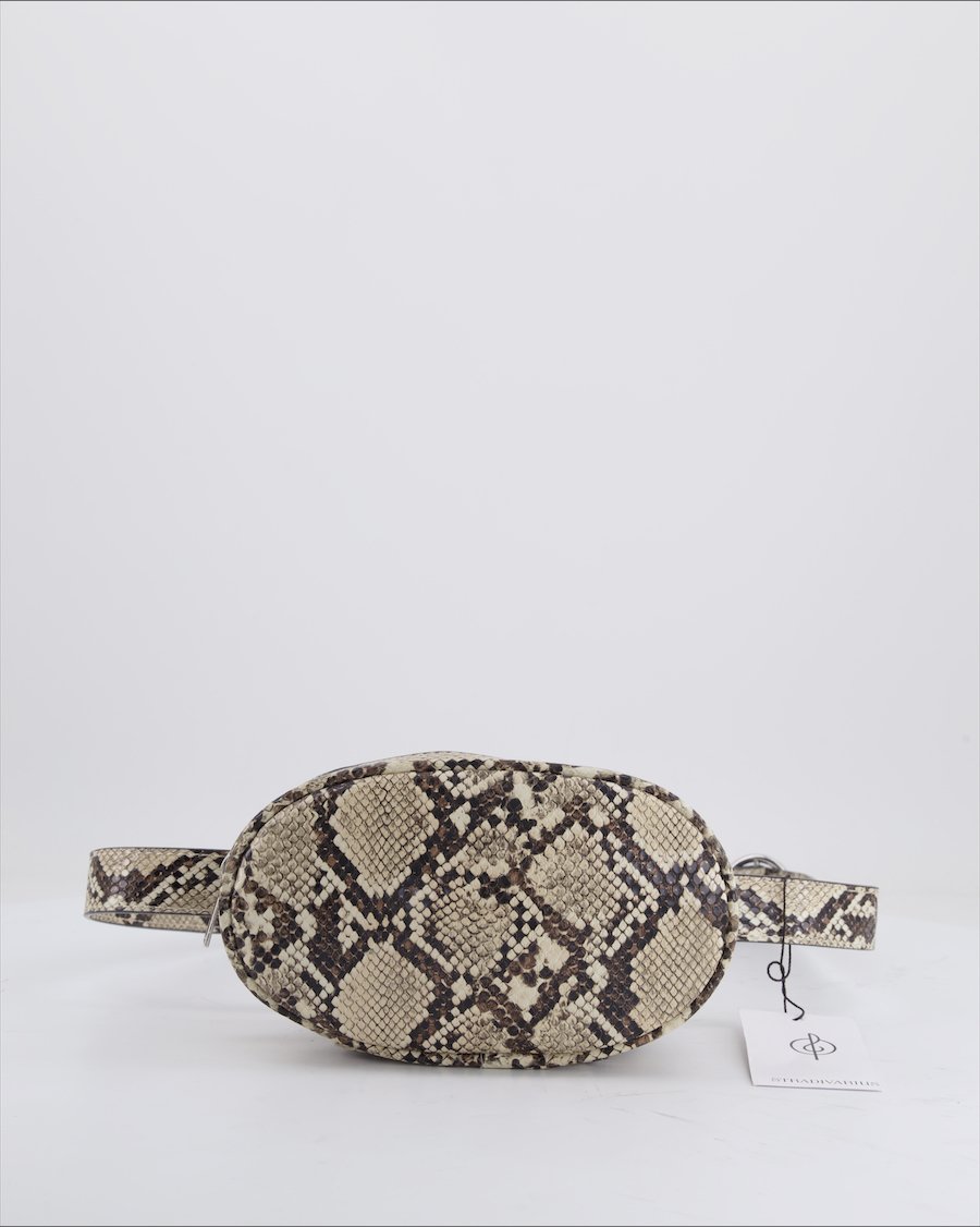 Stradivarius Bum Bag Polyurethane Beige