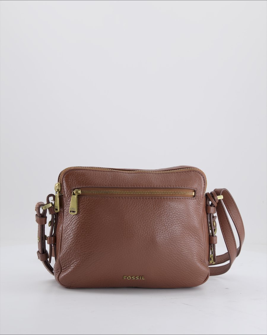 Fossil Crossbody Bag Leather Brown