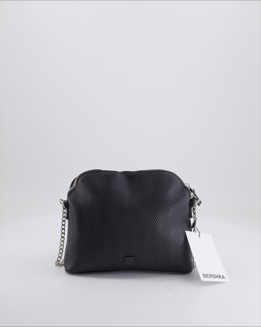 Bershka Crossbody Bag Polyurethane Black
