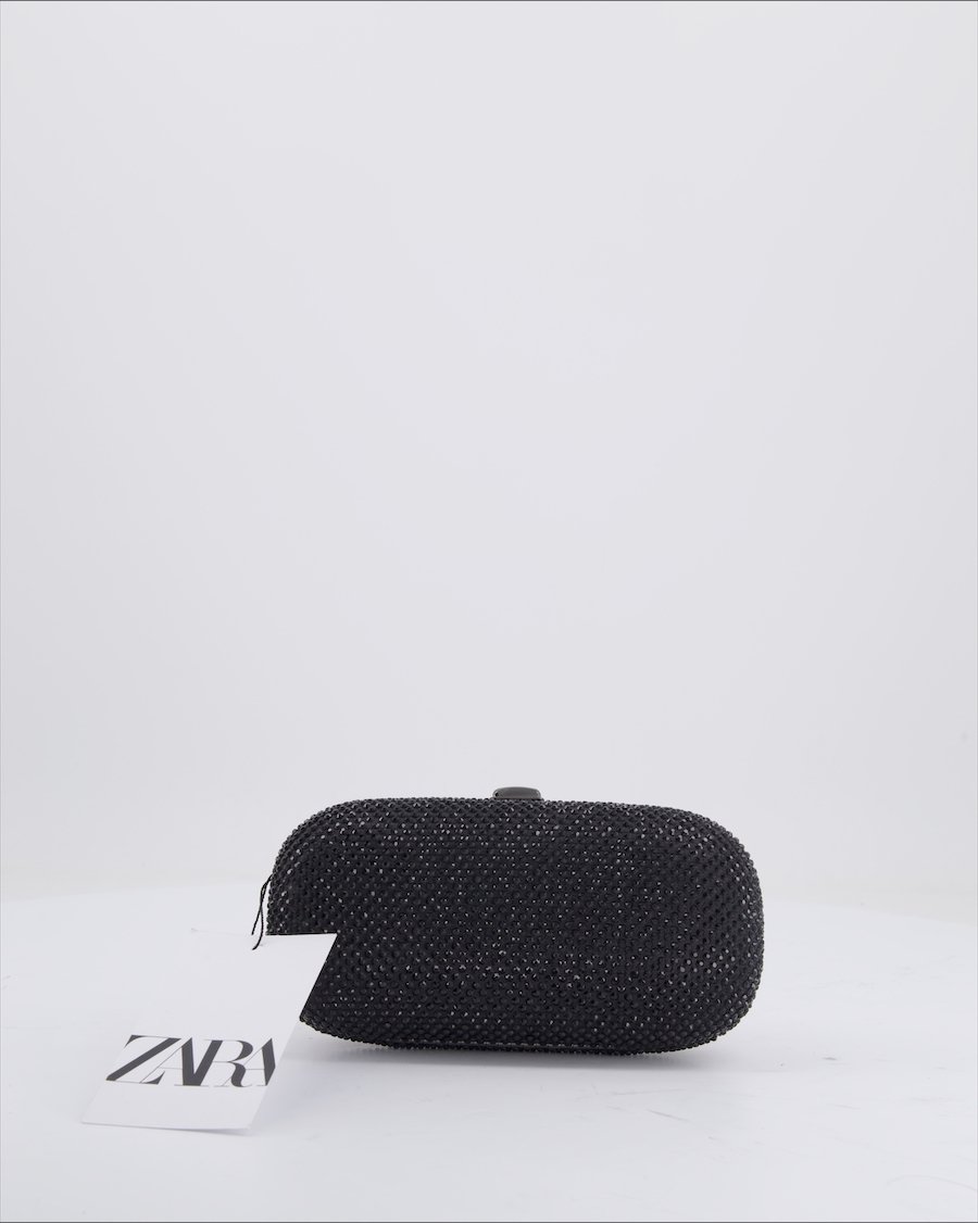 Zara Handbag Cloth Black