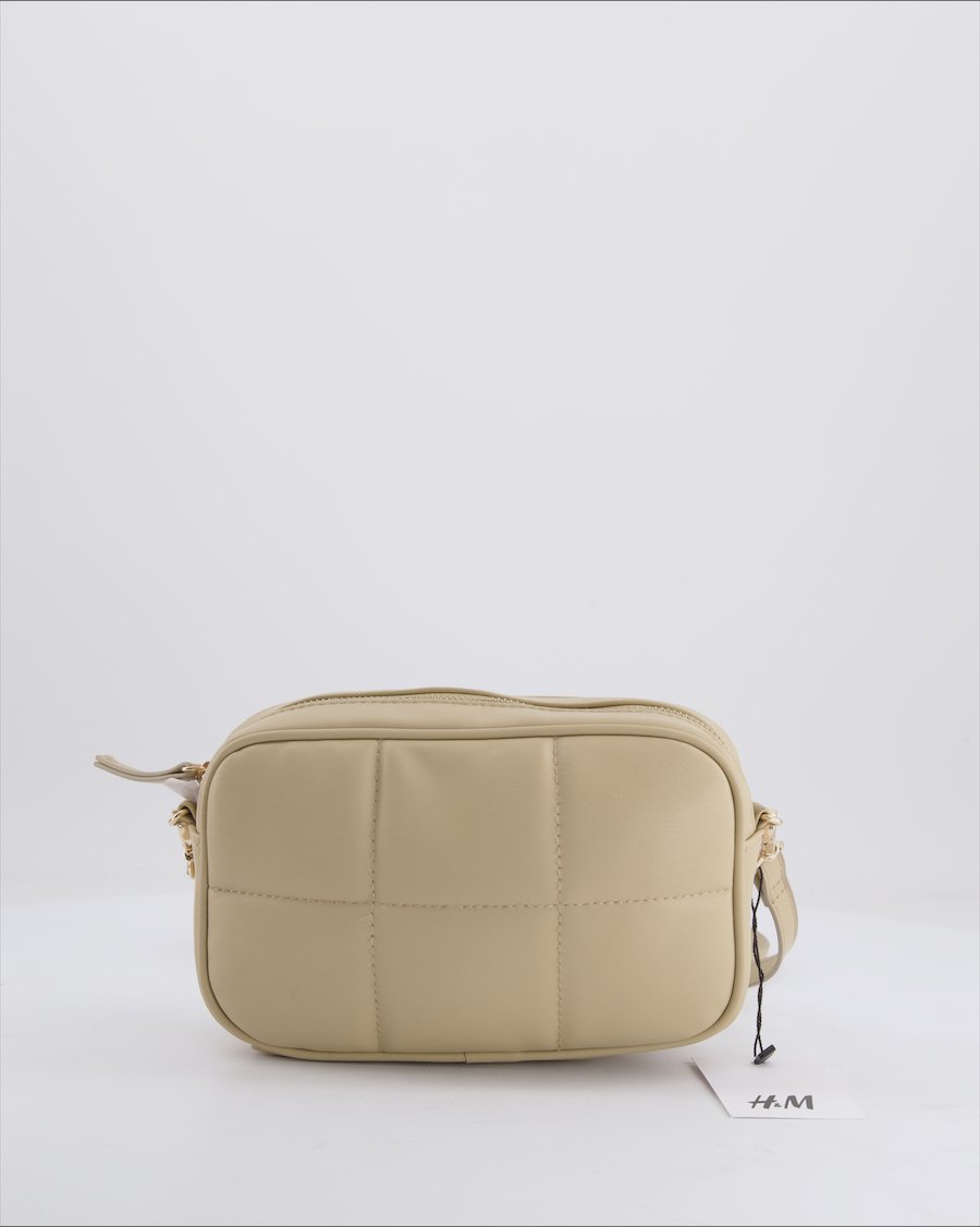 H&M Crossbody Bag Polyurethane Beige