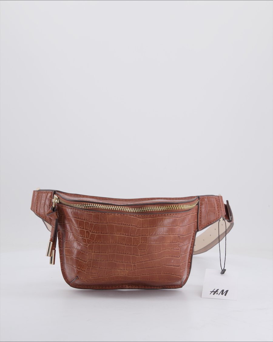 H&M Crossbody Bag Polyurethane Brown