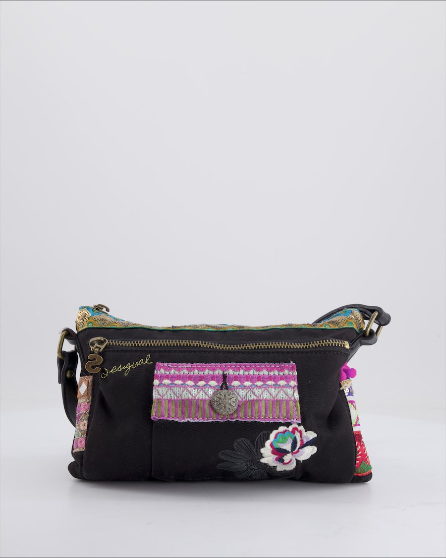 Desigual Crossbody Bag Cloth Black