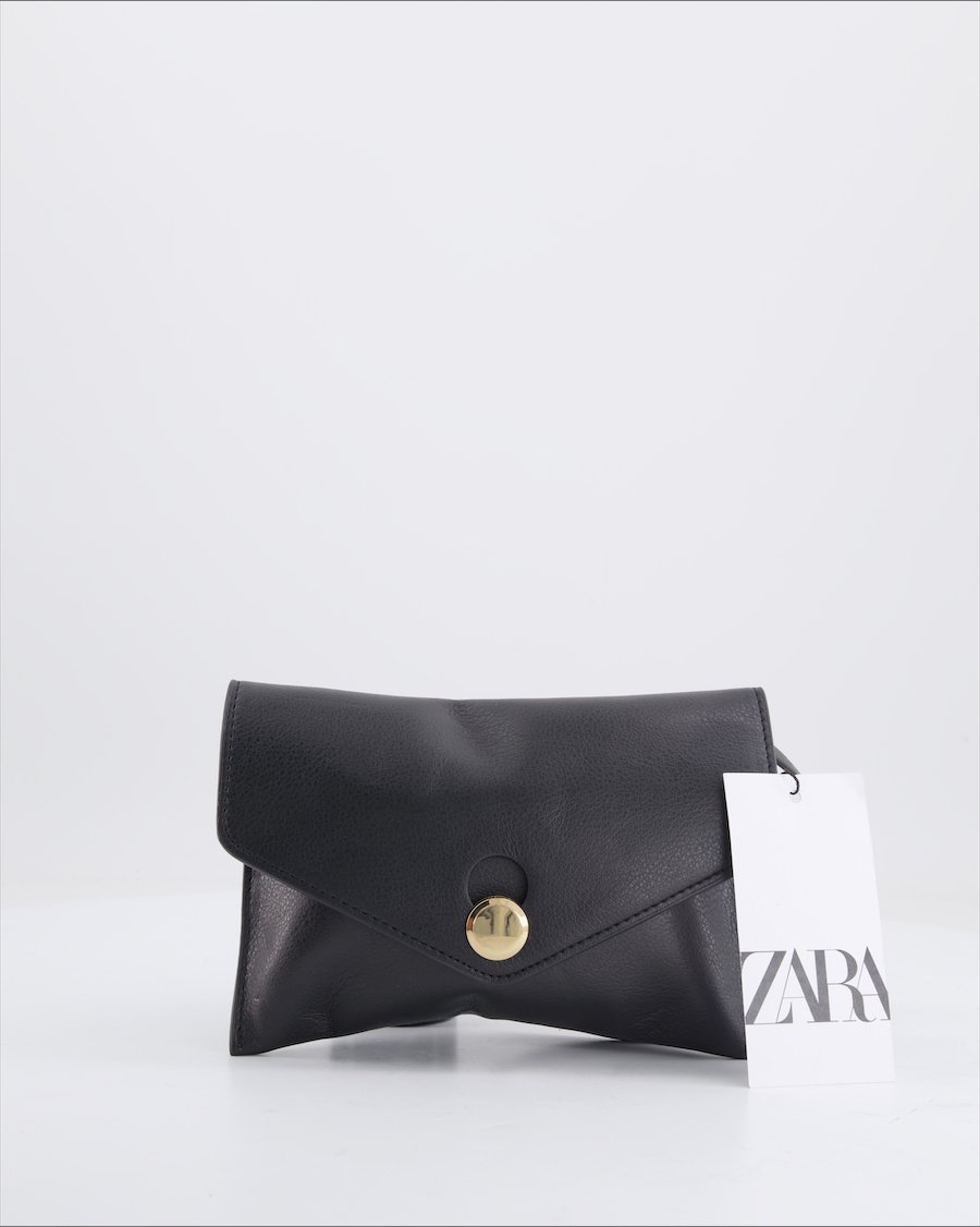Zara Crossbody Bag Polyurethane Black