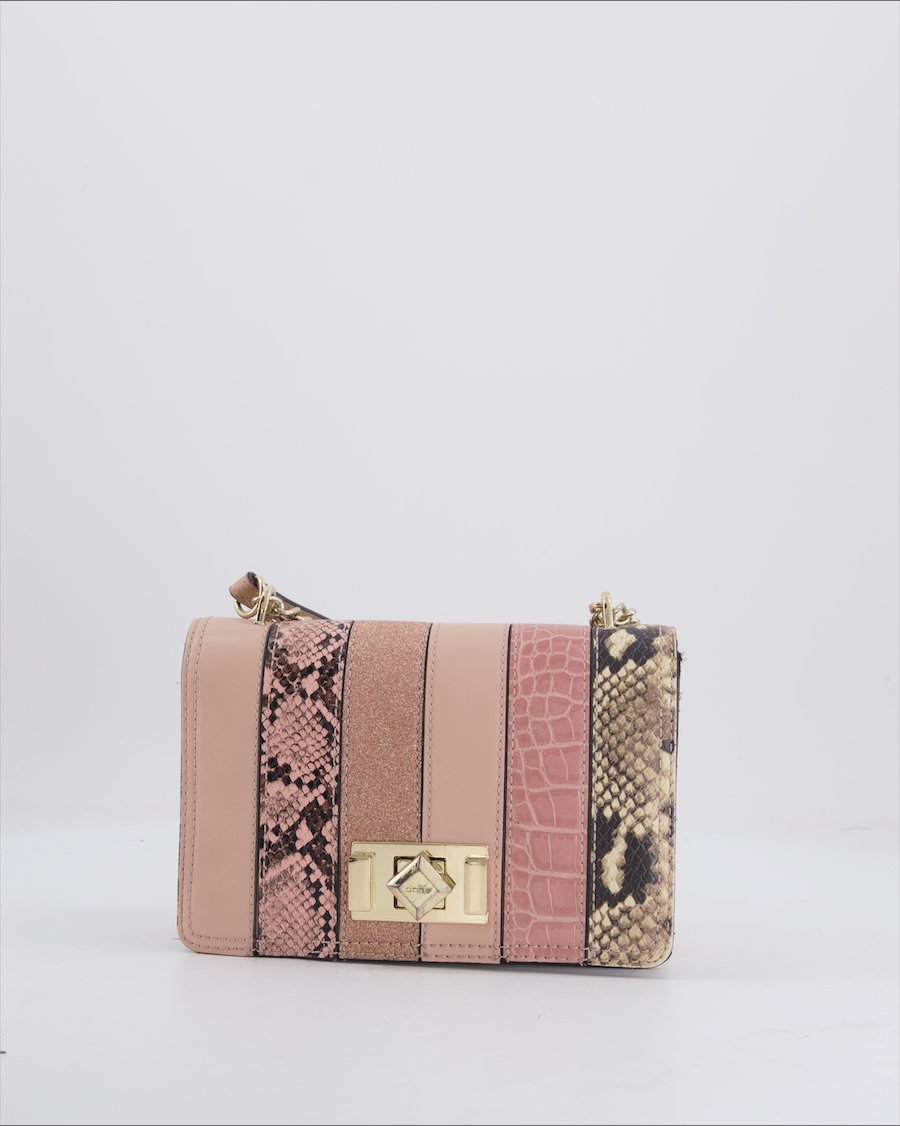 Aldo Crossbody Bag Leather Pink