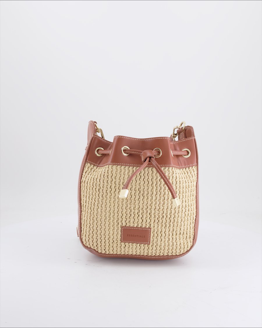 Essentials Crossbody bag Leather Camel