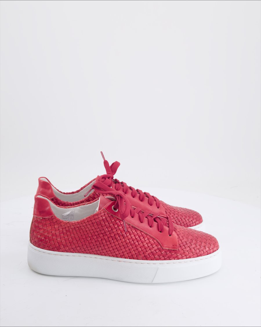 Passo Per Passo Trainers Leather Red EU 41