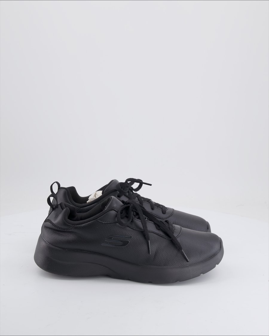 Skechers Trainers Leather Black EU 39