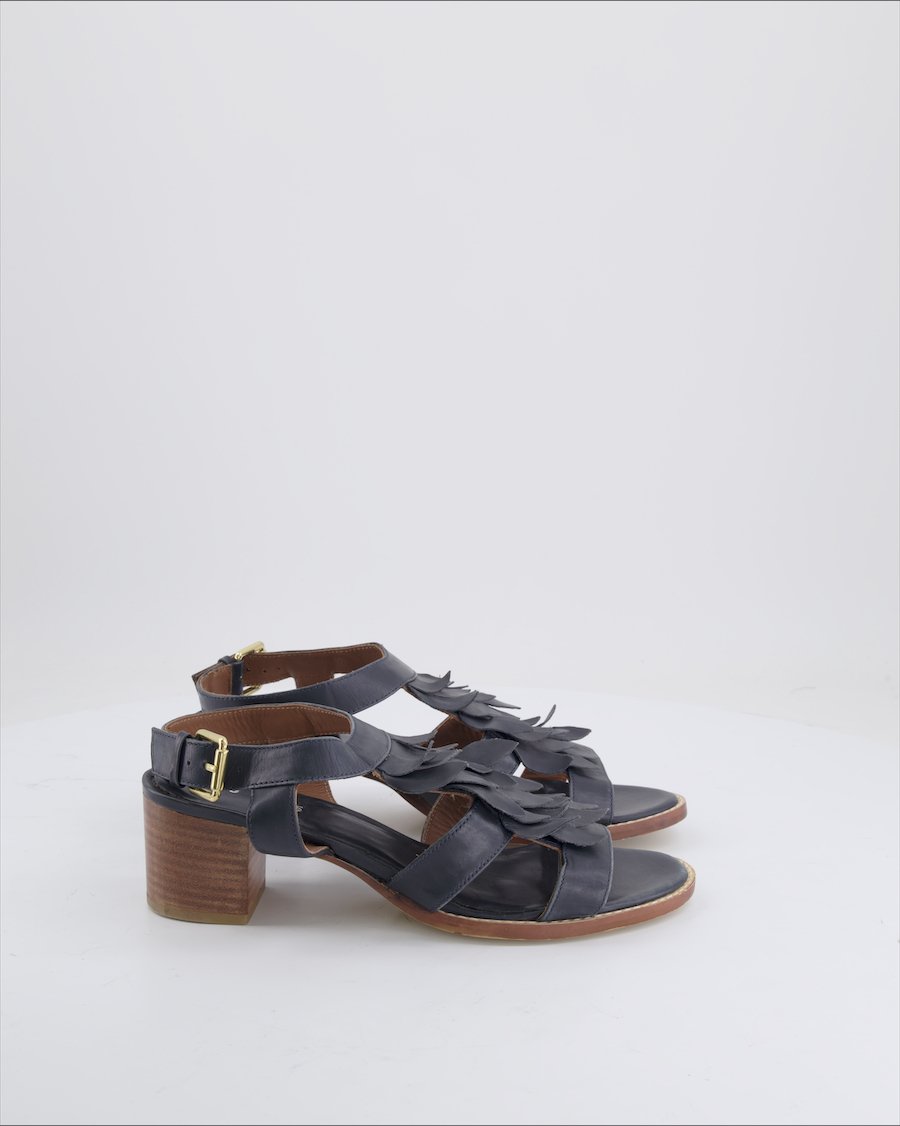 Jones Sandals Leather Blue EU 38