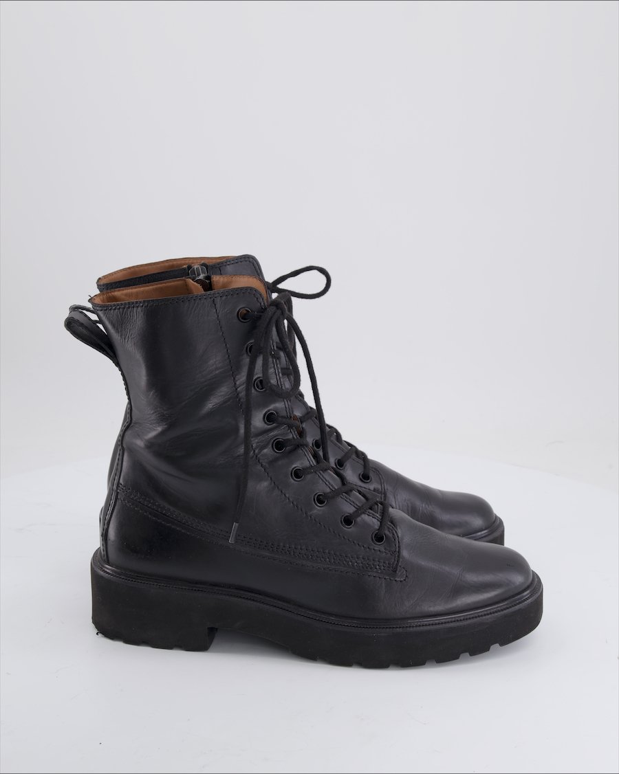 Paul Green Ankle Boots Leather Black EU 40.5