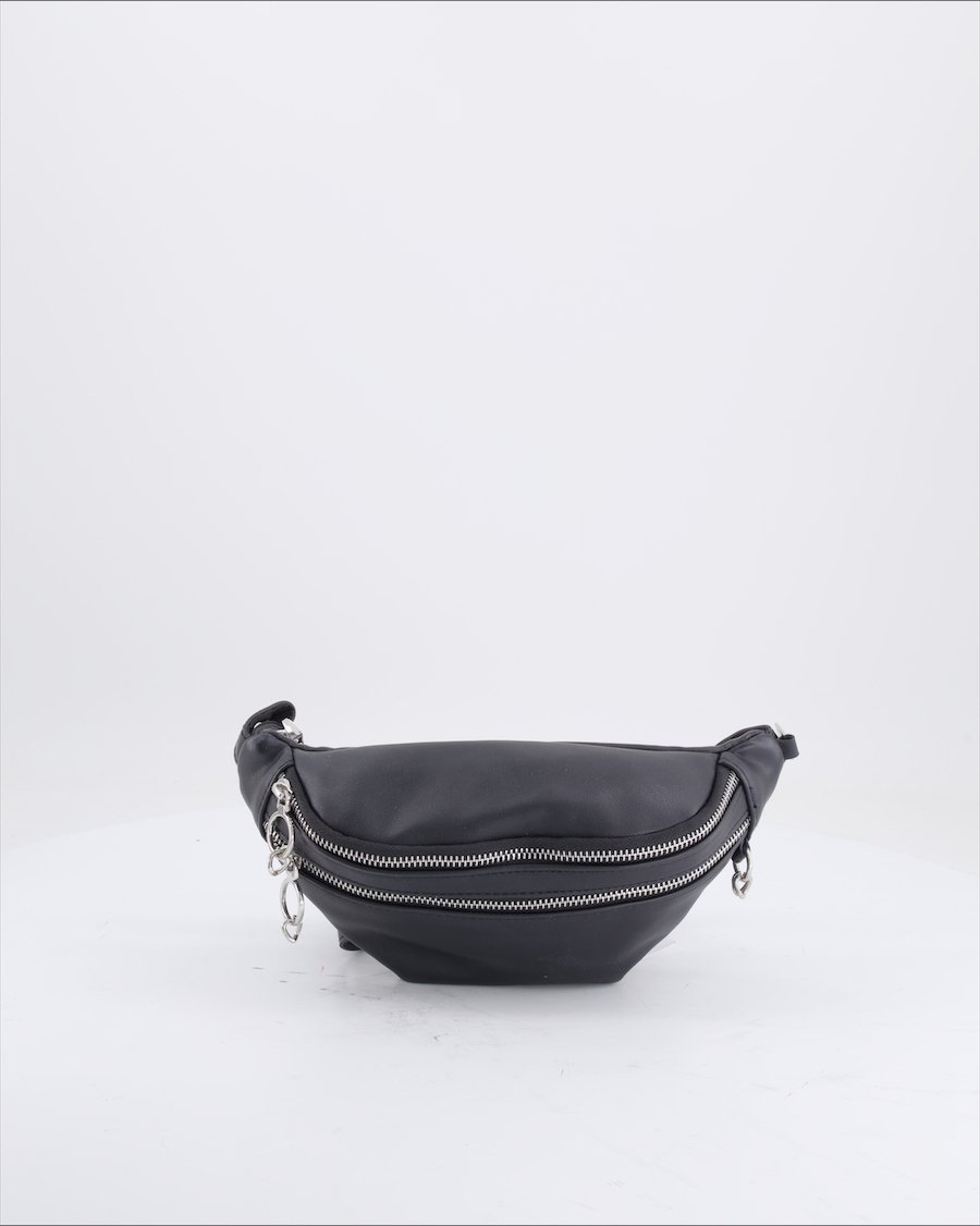 Bershka Crossbody Bag Polyurethane Black