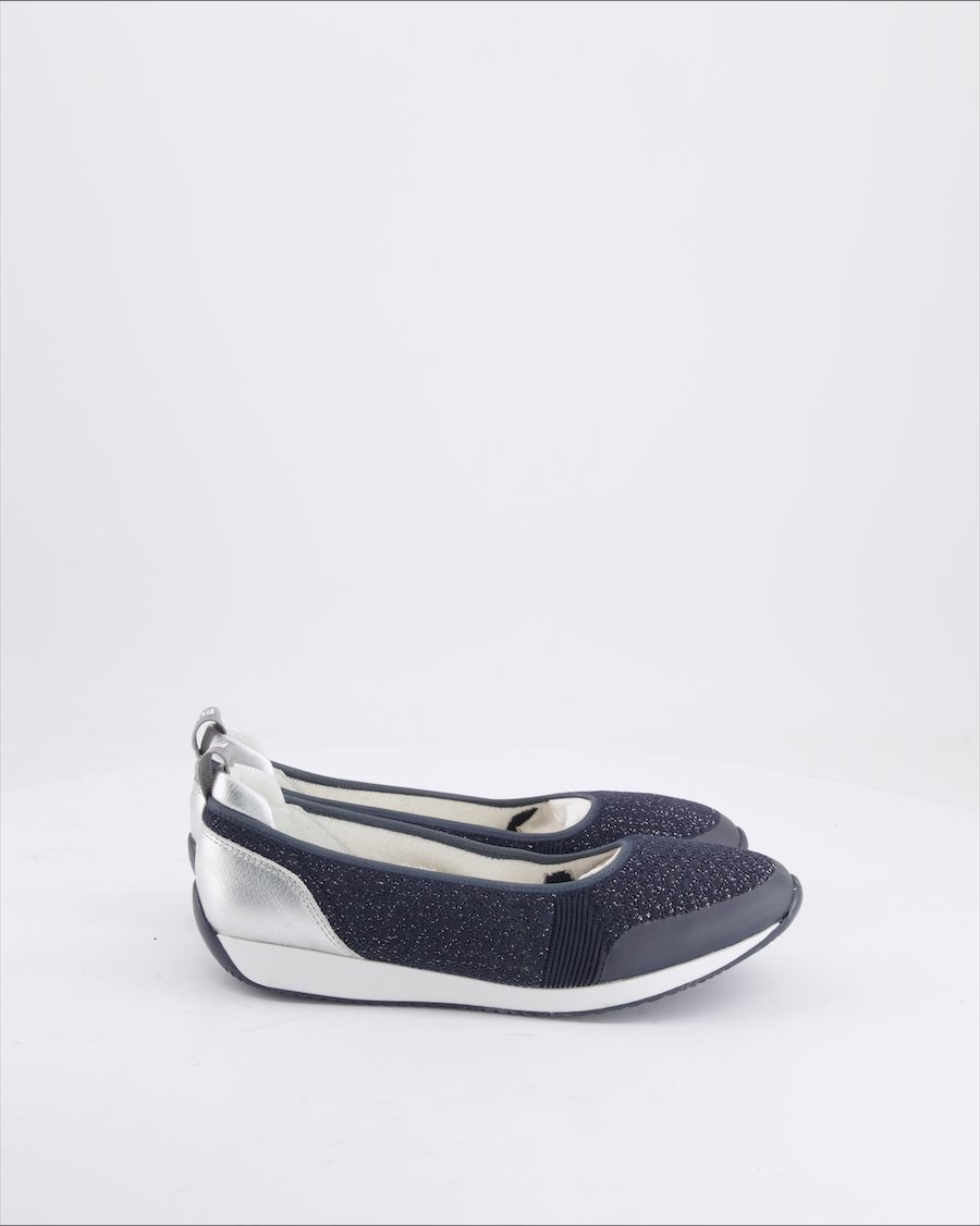 Ara Ballet Flats Cloth Blue EU 37
