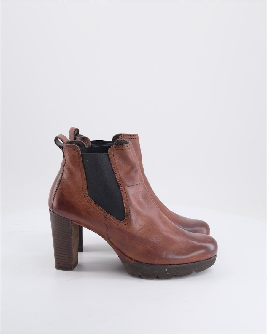Paul Green Ankle Boots Leather Brown EU 39