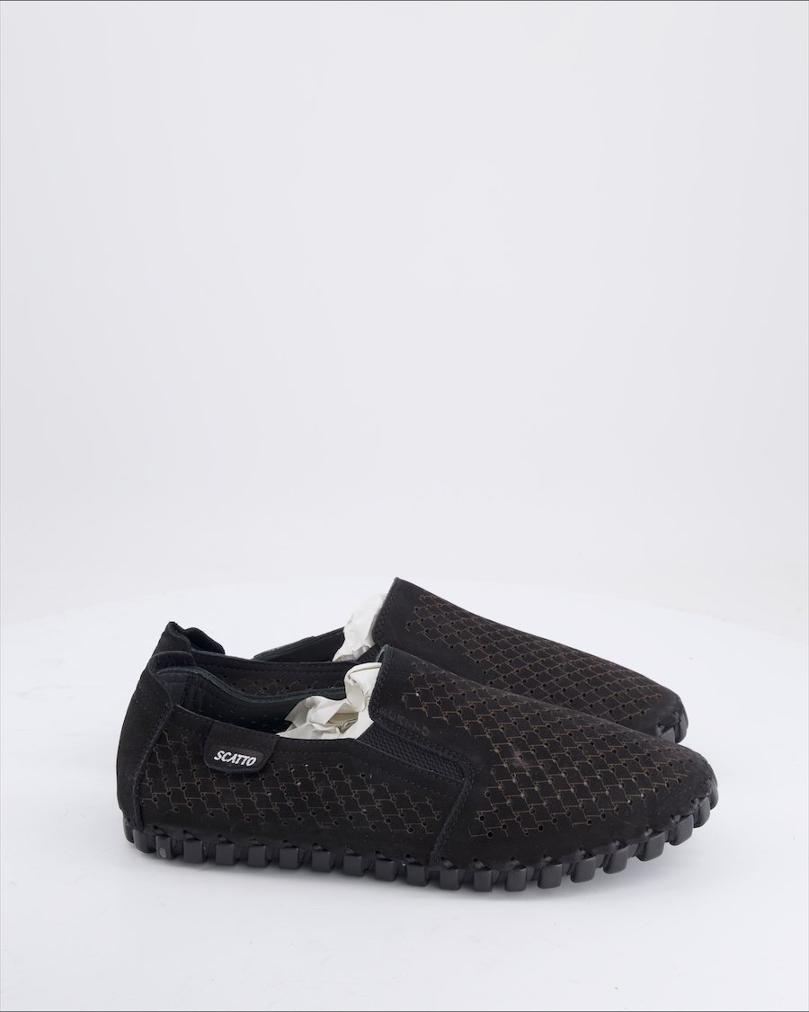 Scatto Flats Suede Black EU 42