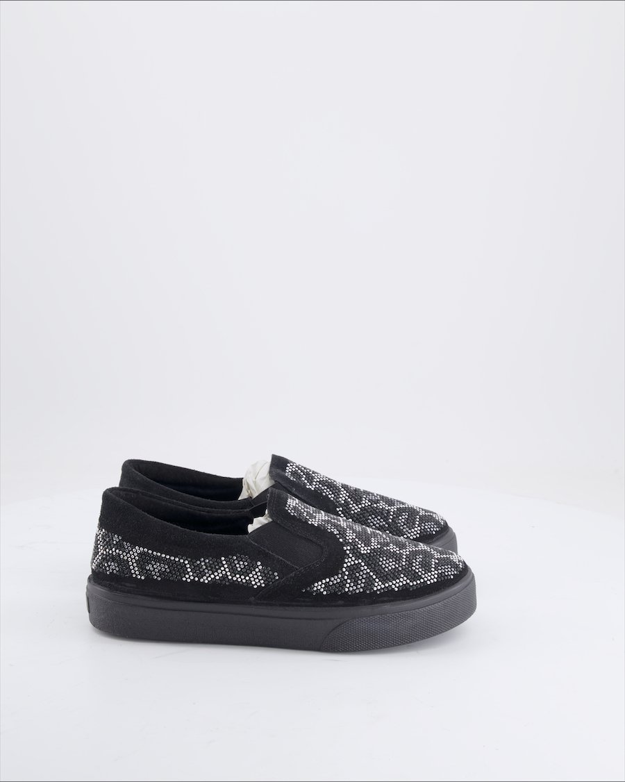 Doppio Senso Flats Suede Black EU 35