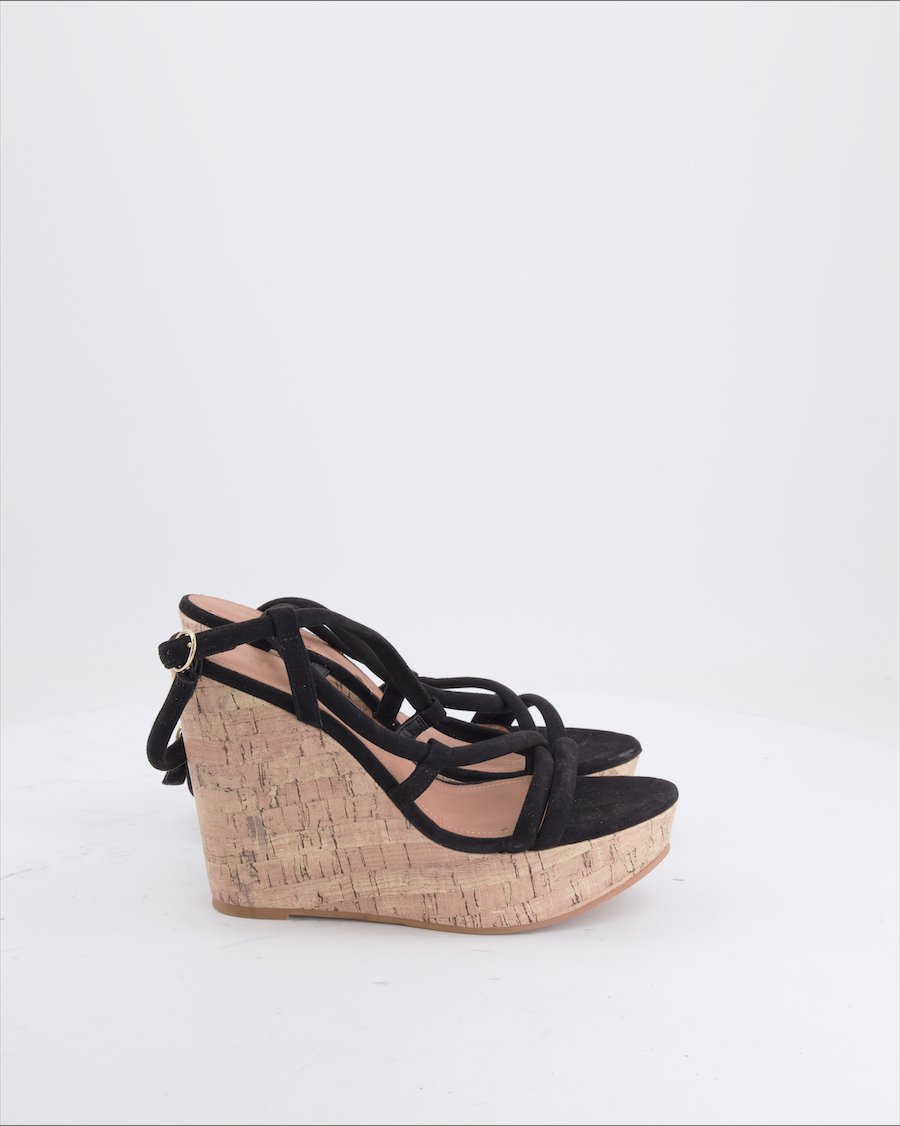 H&M Wedges Suede Black EU 38