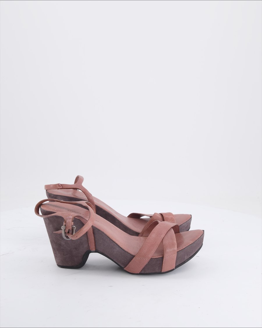 Roberto Del Carlo Sandals Leather Brown EU 39.5