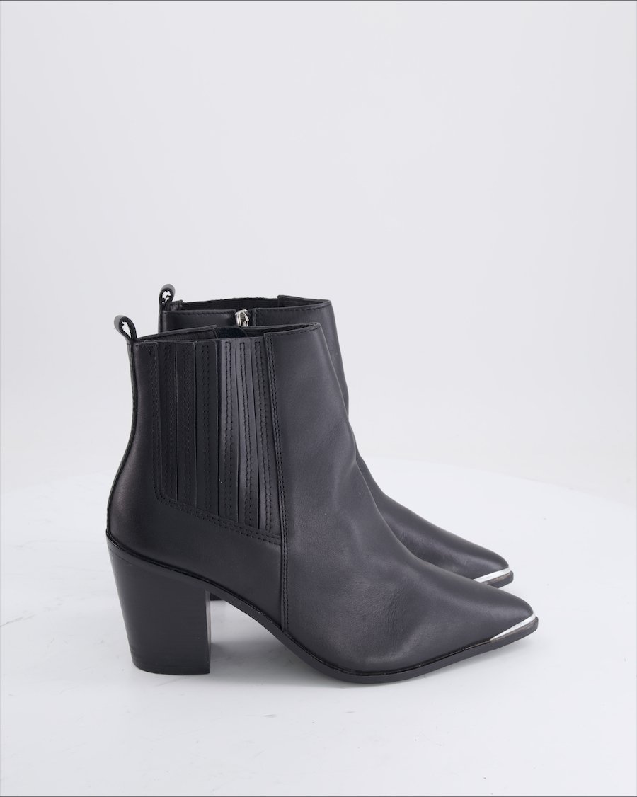 Gino Rossi Ankle Boots Leather Black EU 39