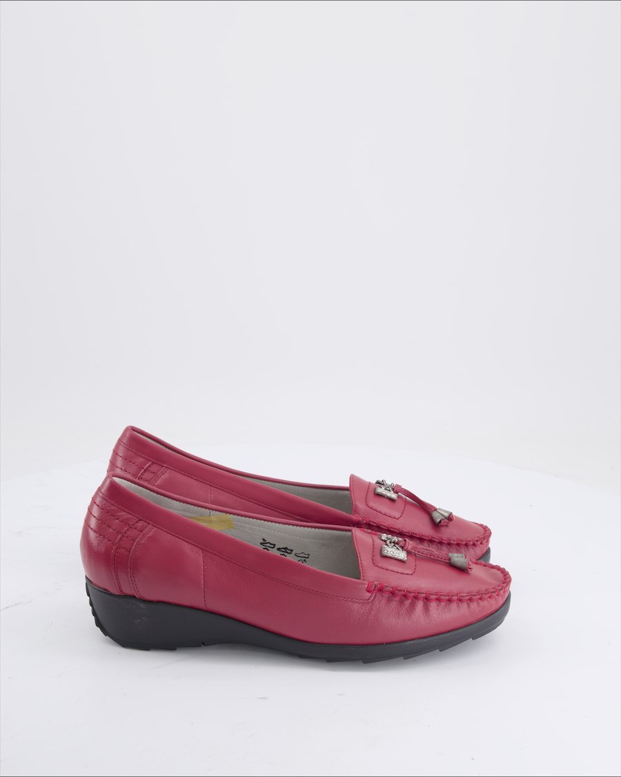 Waldlaufer Flats Leather Red EU 40.5