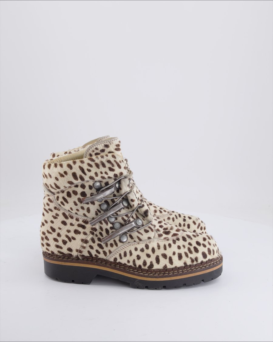 Kaminastik Ankle Boots Faux Fur Brown EU 39