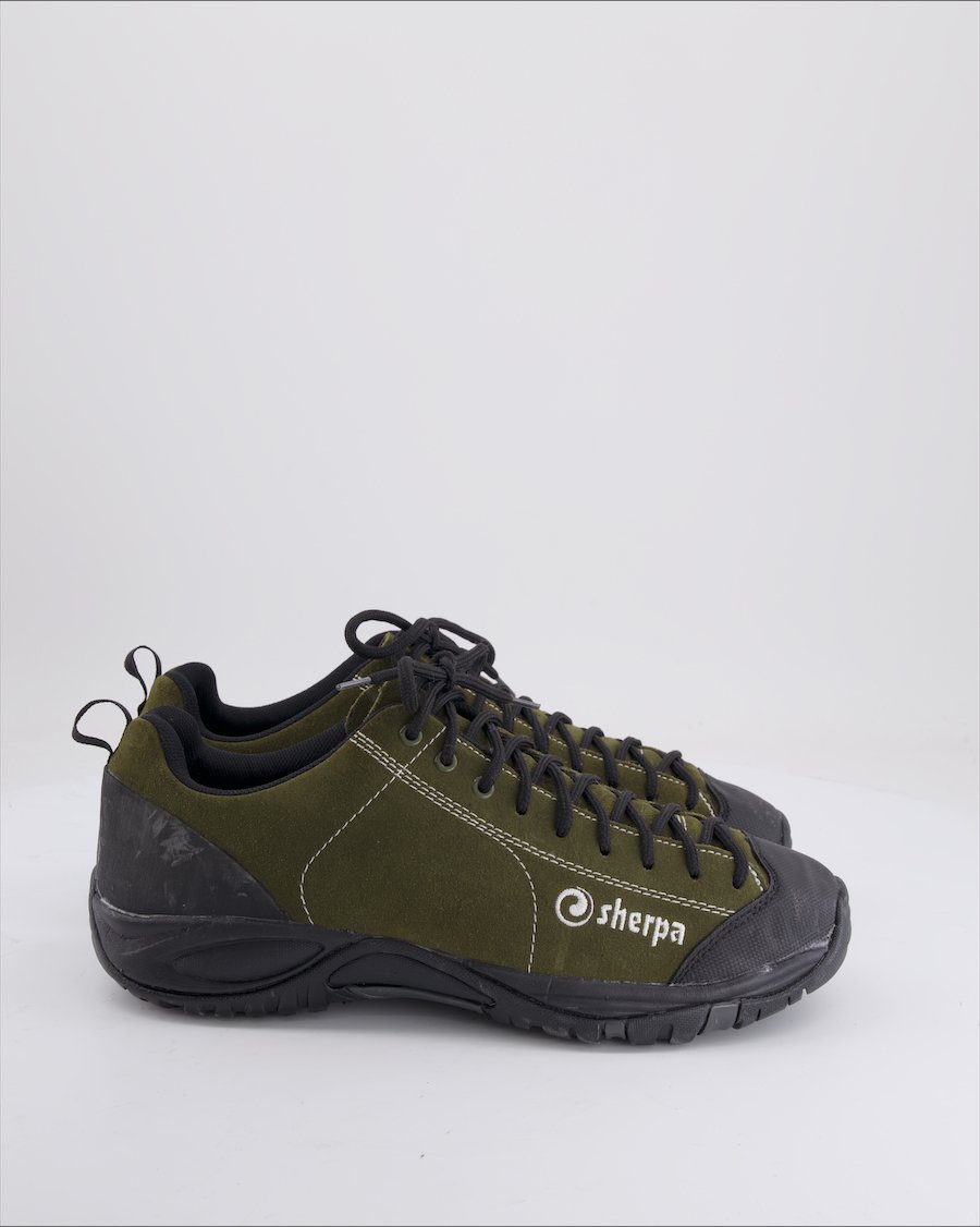 Sherpa Trainers Suede Green EU 44