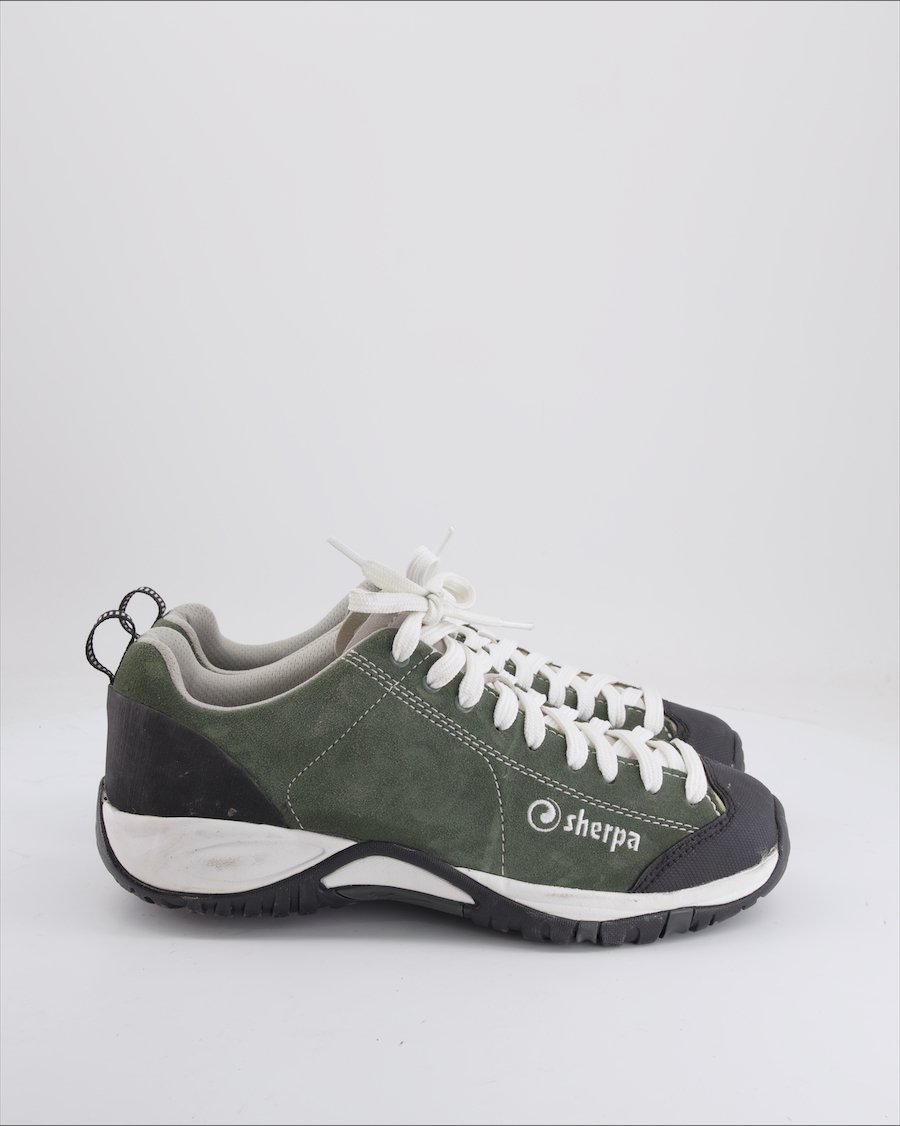 Sherpa Trainers Suede Green EU 45