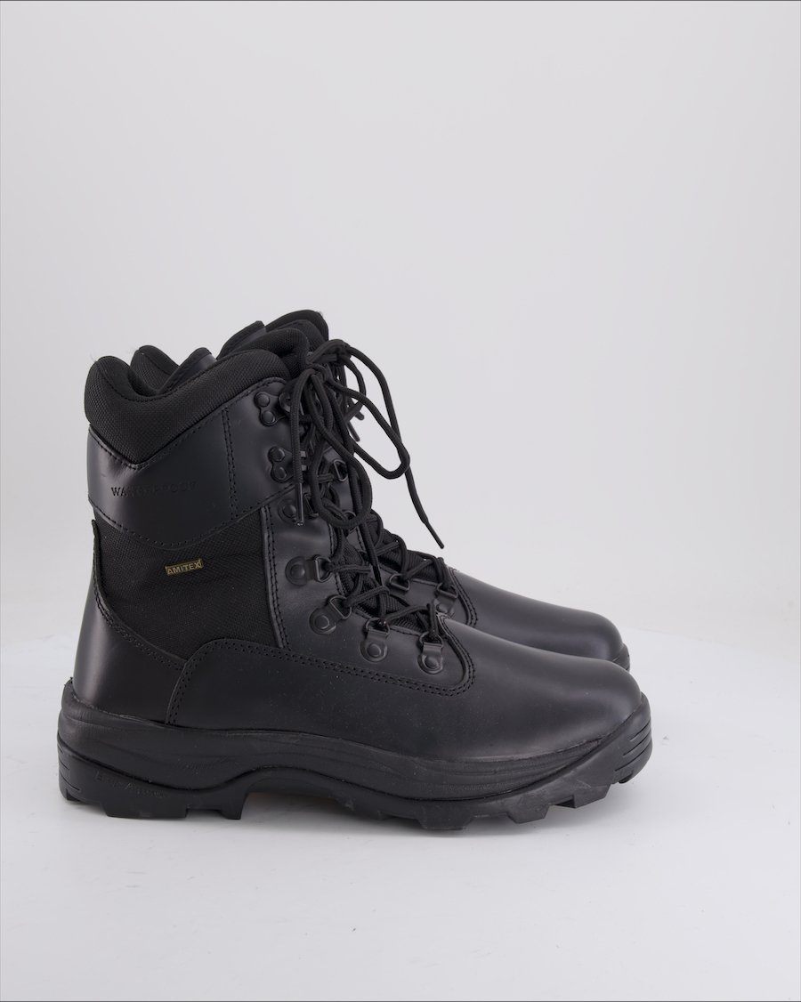 Hazard Ankle Boots Leather Black EU 43