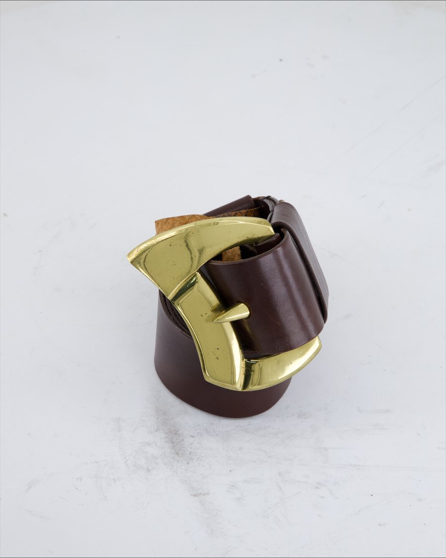 Jil Sander Belt Leather Brown