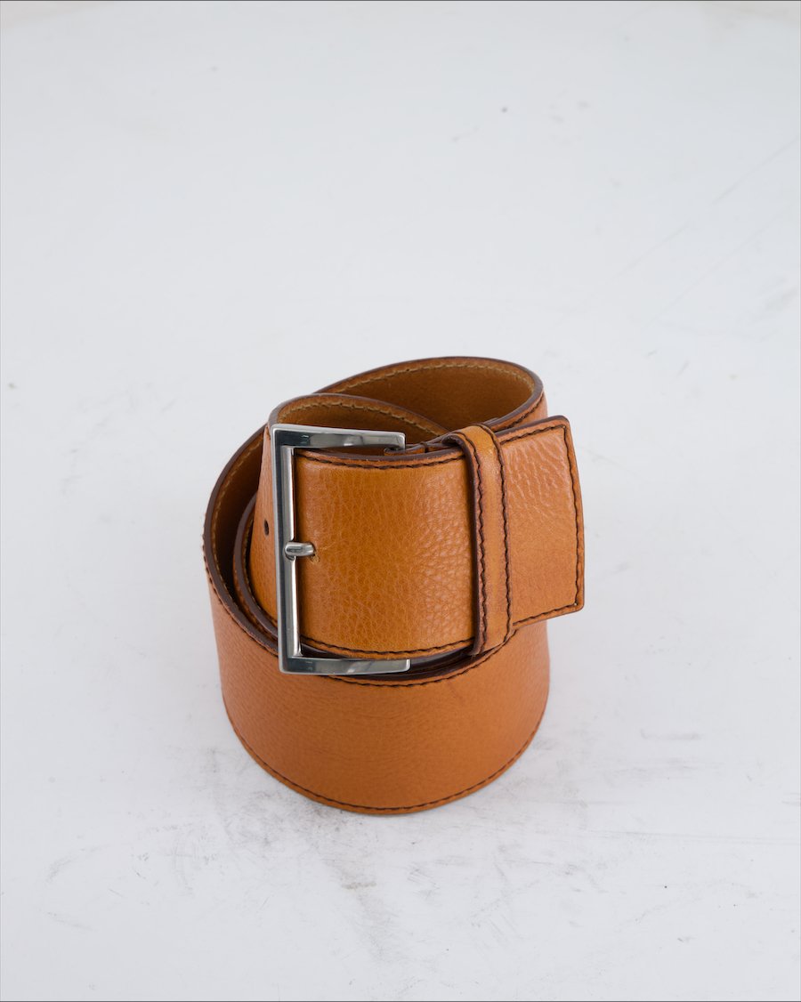 Prada Belt Leather Camel