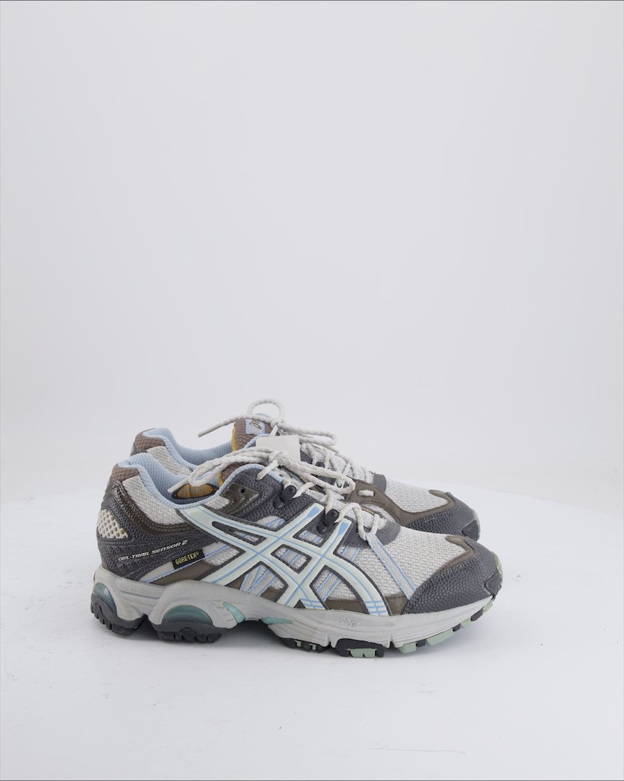 Asics Trainers Leather Grey EU 38