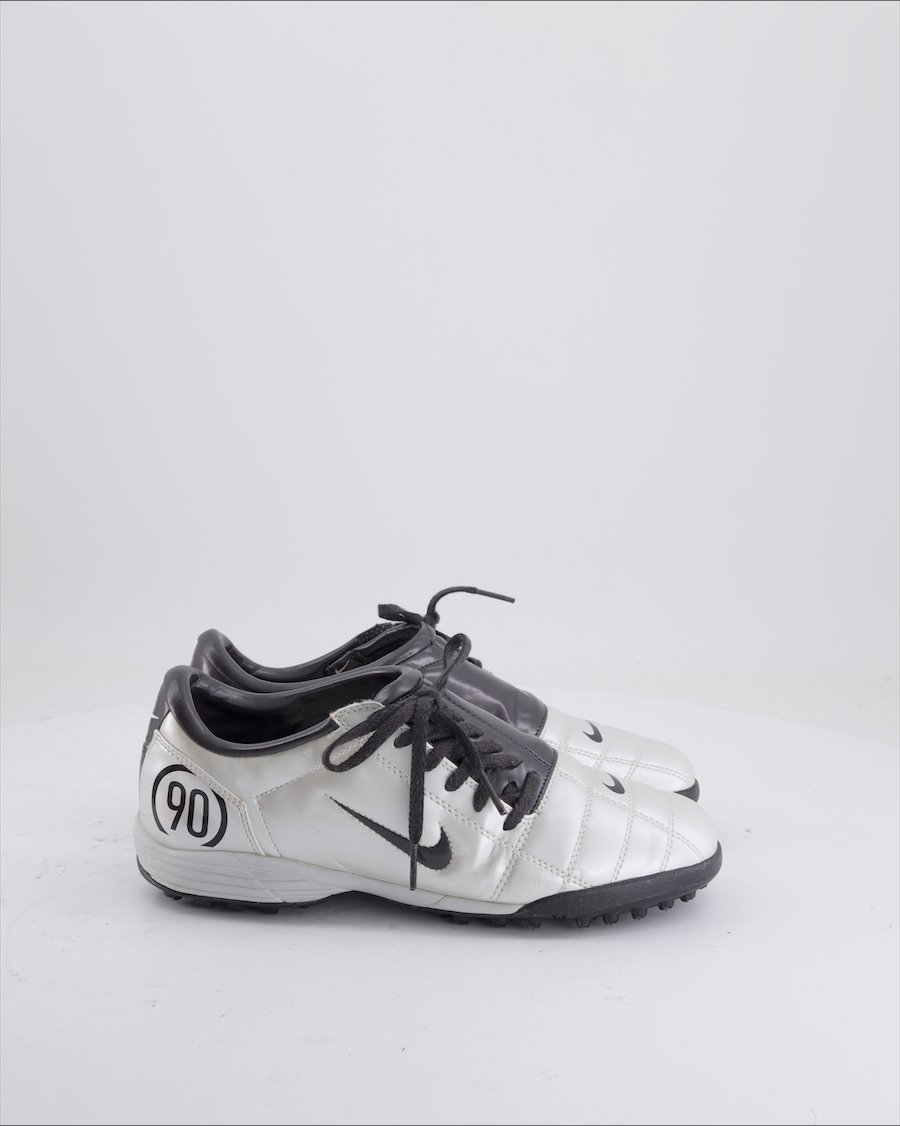 Nike Total 90 Trainers Leather Silver Eu 38