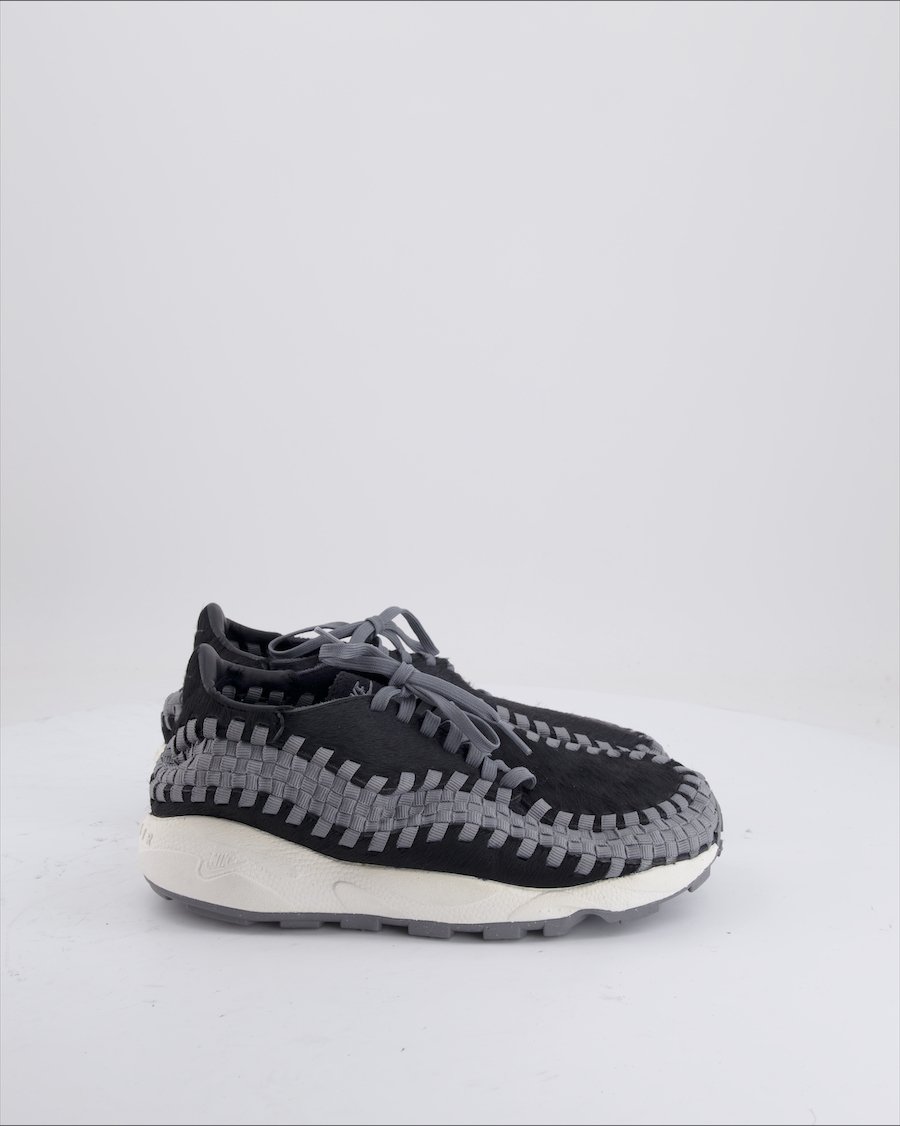 Nike Air Footscape NM Woven Trainers Faux Fur Black Eu 39