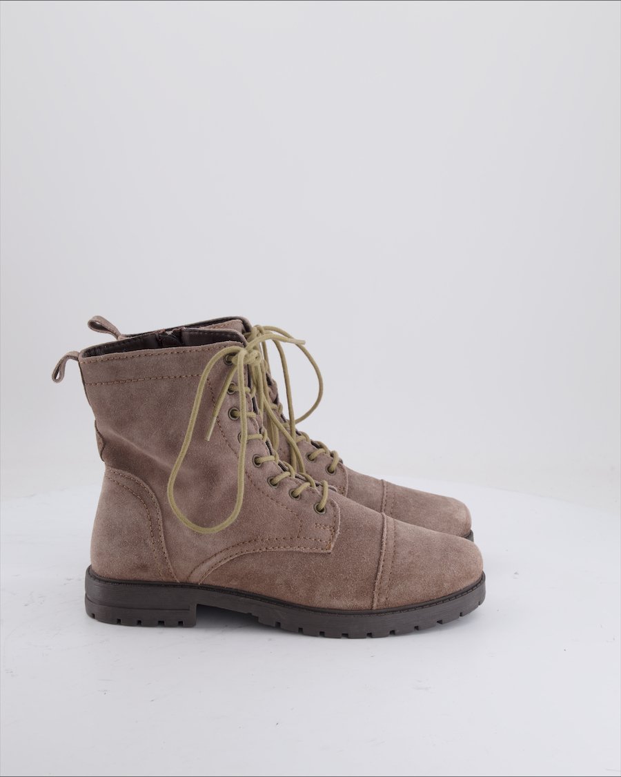Blu Motion Ankle Boots Suede Camel