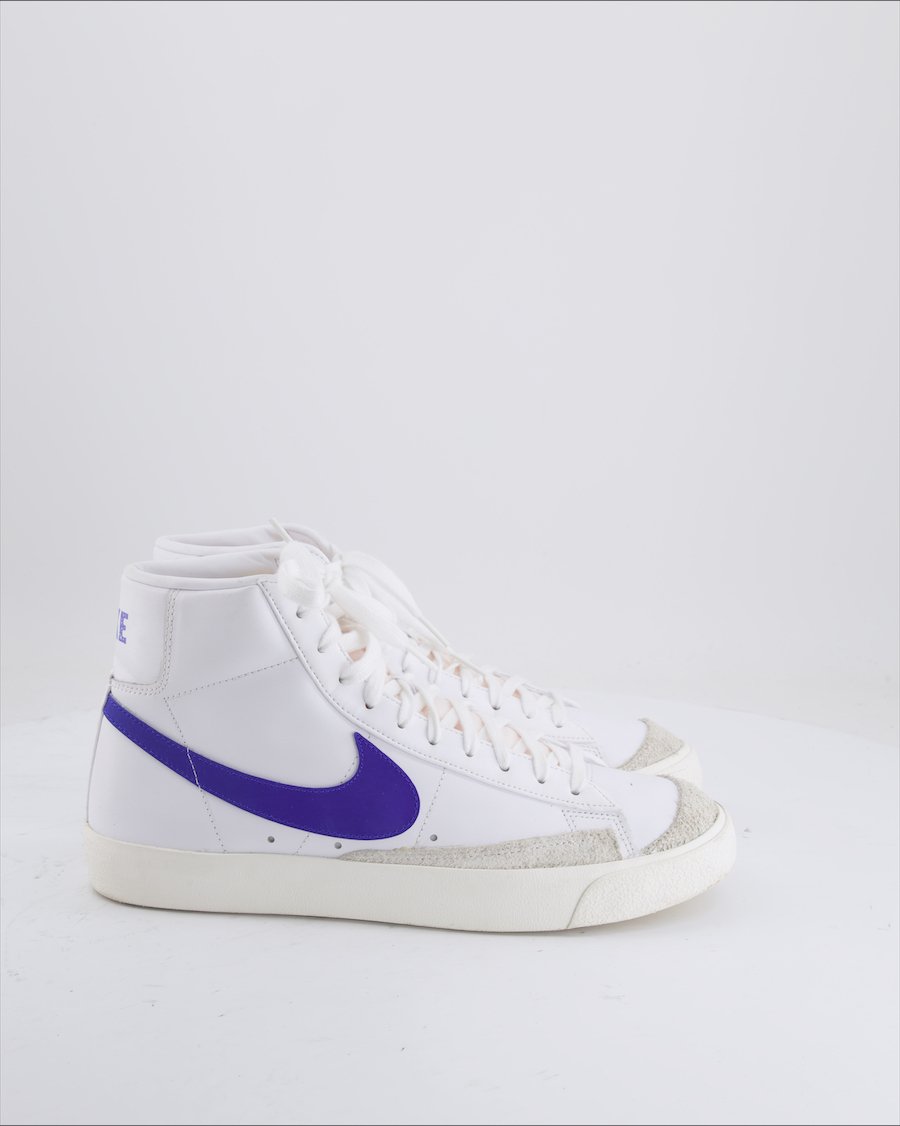 Nike Blazer Mid Trainers Leather White EU 44
